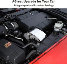 Steel Car Engine ALTERNATOR COVER Decorative Trim Kit For Corvette C6 2005-2013