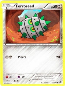 Pokemon Ferroseed 71/98 Emerging Powers (2011)