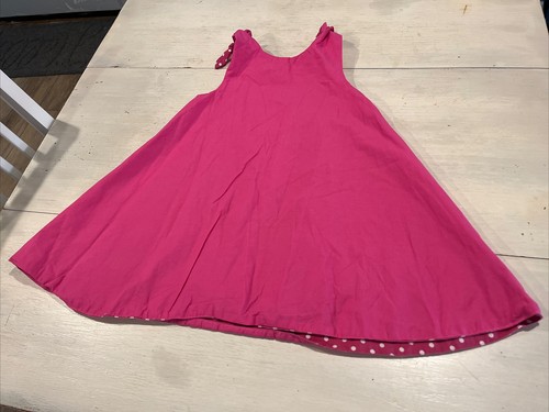 reversible Dress Girls 8 (please See Measurements) pink sleeveless Flip-flops - Picture 10 of 12
