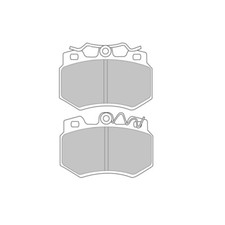 Ferodo Racing DS2500 Trackday High Temp Performance Brake Pads FCP434