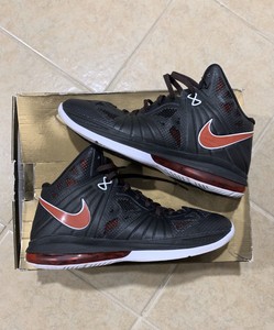 lebron 8 black red
