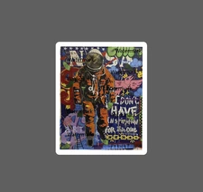 Astronaut Graffiti Sticker Abstract NEW