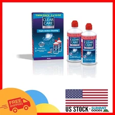 Ultimate Eye Care: Hydrogen Peroxide Cleaning Solution with Lens Case, 12 Fl Oz