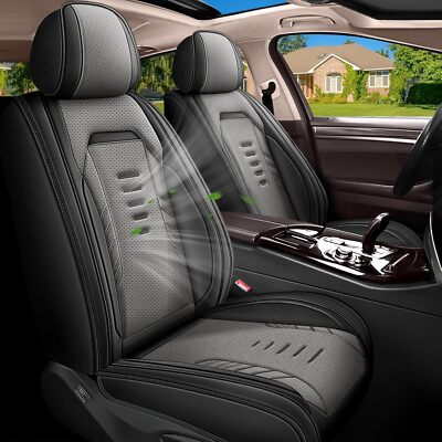 Fit  for Ford Maverick 2022-2024 Car 5-Seat Covers Luxury Leather Front+Rear Set
