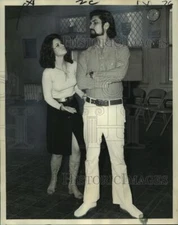 1972 Press Photo Heather Thompson and Justino Diaz rehearse for "Don Giovanni"