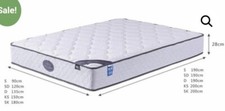 Memory foam Pocket Sprung Mattress 4ft 6 (dream catcher)