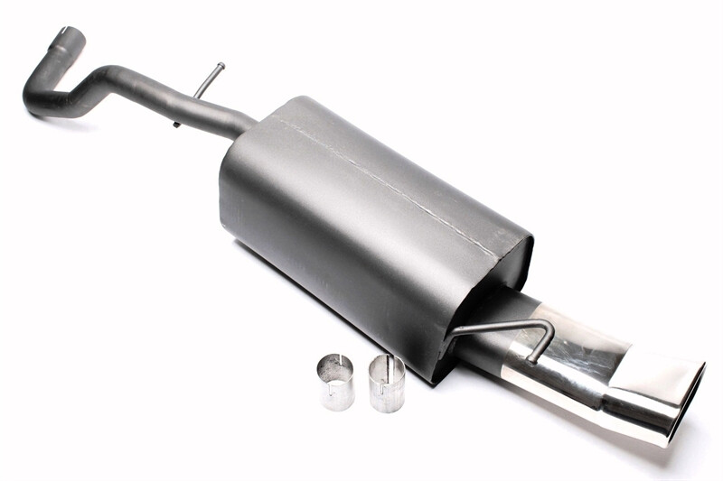 Sport rear muffler per A3, Leon, Golf IV, New Beetle, New Beetle Cabrio