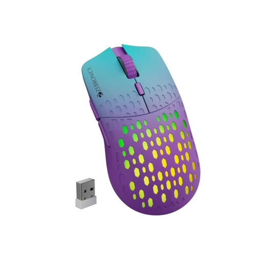 ZEBRONICS MARINE Wireless Mouse with Rechargeable Battery, BT + 2.4GHz, 6 Button