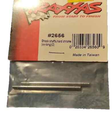 Traxxas 2656 Shock Shafts Hard Chrome (2) E-Maxx / Rustler / Slash / Stampede Traxxas 2656 Shock Shafts Hard Chrome (2) E-Maxx / Rustler / Slash / Stampede