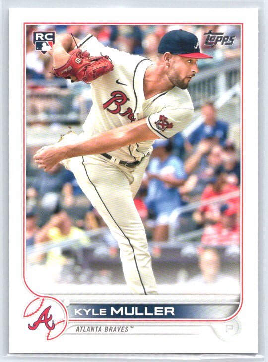 2022 Topps Kyle Muller #30 RC Rookie   Atlanta Braves
