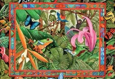 Ceaco Delightful Rainforest 2000 Piece Jigsaw Puzzle By Parker Fulton