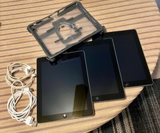 Three iPads: 3rd Generation 64 GB, Wi-Fi  4G, 2 iPad 2s one not restoring 