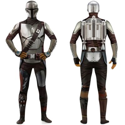 Star Wars The Mandalorian the Bounty Hunter Maske Jumpsuit Erwachsene Bodysuits