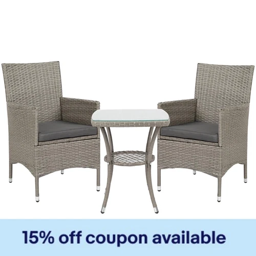 Outsunny Rattan Garden Bistro Set