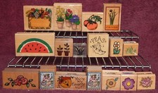 Rubber Stamps Plants Flowers FREE SHIPPING AFTER 1st