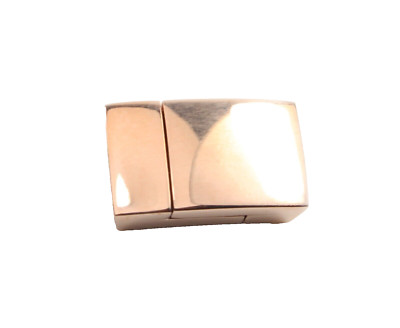 Edelstahl Magnetverschluss rosegolden ID 10 x 2,5 mm armband herstellen ID10