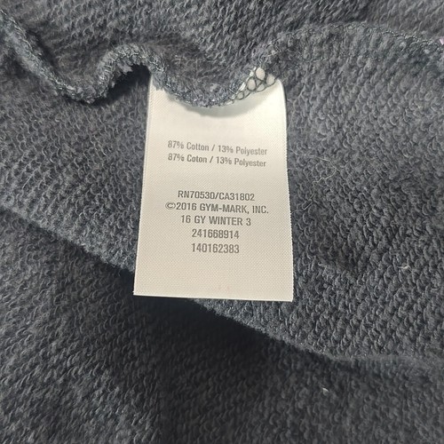 Gymboree Girls 12 Sweater Dress Dark Gray Purple Silver Dots Zipper Pkts Half Sl - Picture 6 of 7