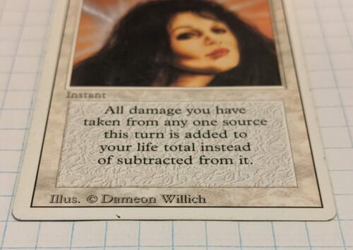 MTG Reverse Damage LP Rare Revised Edition 3ED - Picture 3 of 5