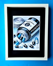 CHIARA BELLINI | PANERAI WATCH COMFORT PILLS Hand Signed Authentic Print | COA