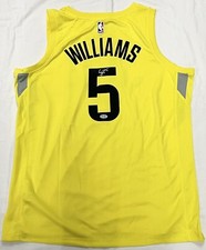 Cody Williams Signed Autographed Utah Jazz Jersey PSA/DNA COA