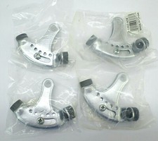 4-pcs Adjust Hinge Pin Mounted Door Stopper Stop Utility Hardware w/Rubber Pads