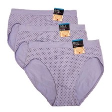 Bali One Smooth U Hi Cut Brief Panty 2XL Size 9 2362 NWT 3 Pack Underwear