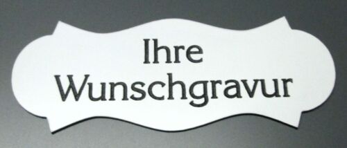 Türschild Klingelschild Namensschild Briefkastenschild mit Gravur Selbstklebend - Bild 6 von 11