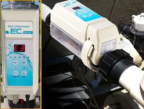 Generatore di Cloro Acqua Salata per Piscina 26.400 Gal per Piscine Interrate Fuori Terra - Foto 7 di 10