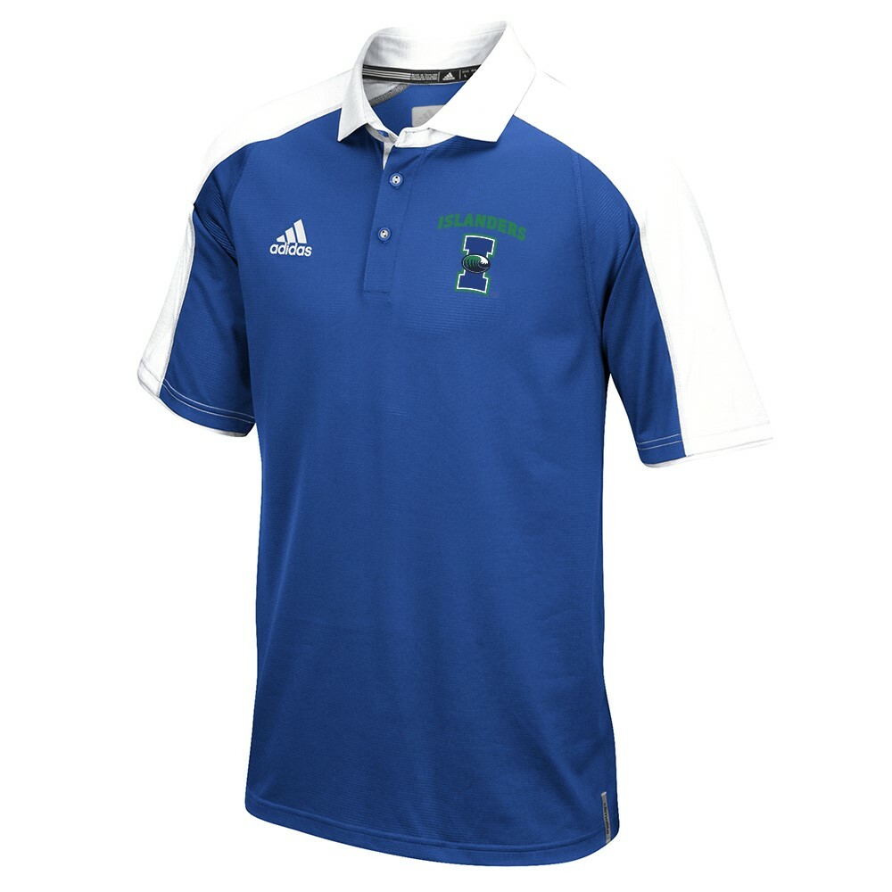 Texas A&M Corpus Christi Islanders NCAA Adidas 2016 Sideline Blue Polo Shirt