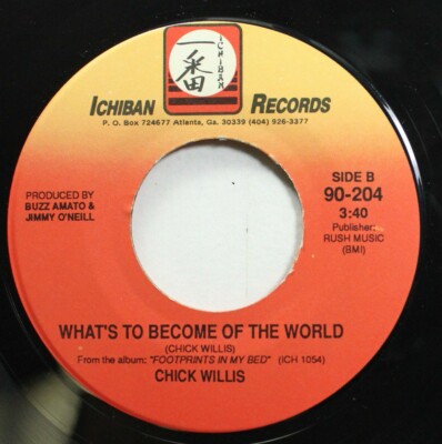 Soul 45 Chick Willis - What'S To Become Of The World / Jack You Up On Ichiban Re