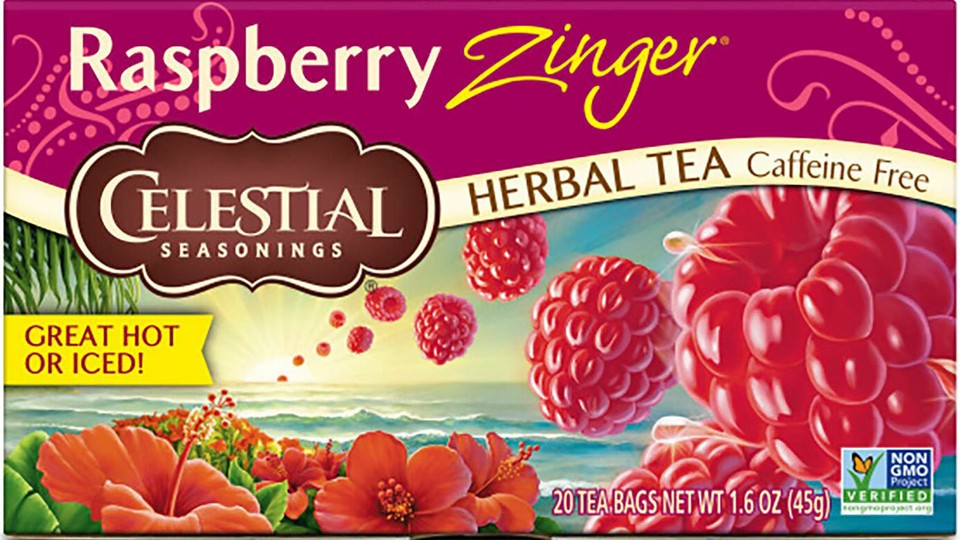 Celestial Seasonings Raspberry Zinger Herbal Tea - 20 tea bags | eBay