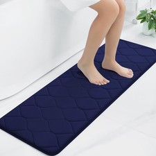 Memory Foam Bathroom Rugs Ultra Soft  Non-Slip Bath Mat Water Absorbent and ...