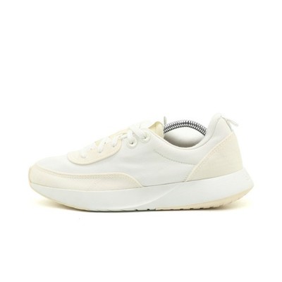 Allbirds Damen Tree Dasher Schuh Weiß Canvas Low-Top Vegan Sneaker EU 38