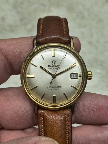 Vtg Omega Seamaster De Ville Automatic Wristwatch (Working)