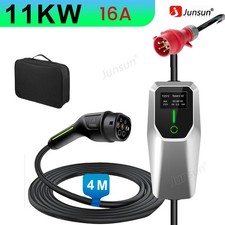 11kW Typ 2 EV Ladekabel 16A 3 Phase 4m Elektroauto PHEV CEE Ladegerät Wallbox EU