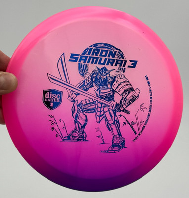 Discmania C-LINE MD3 Iron Samurai3 177 dyed disc golf mid range mad gradient dye