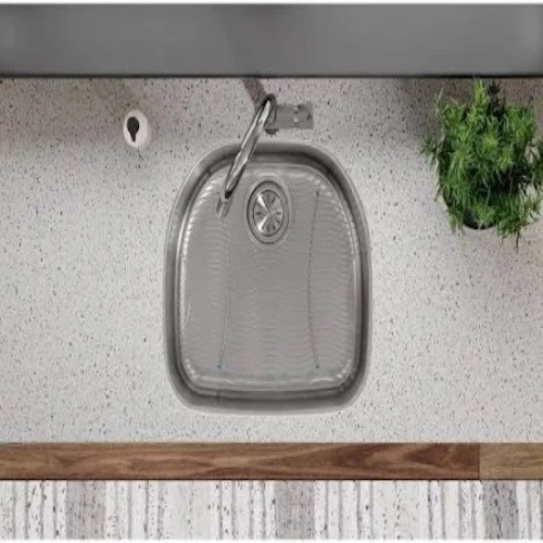 Estante de lavabo de acero inoxidable Elkay LKOBG2118SS 18-3/4" L x 16-5/8" con Foto 3 de 4