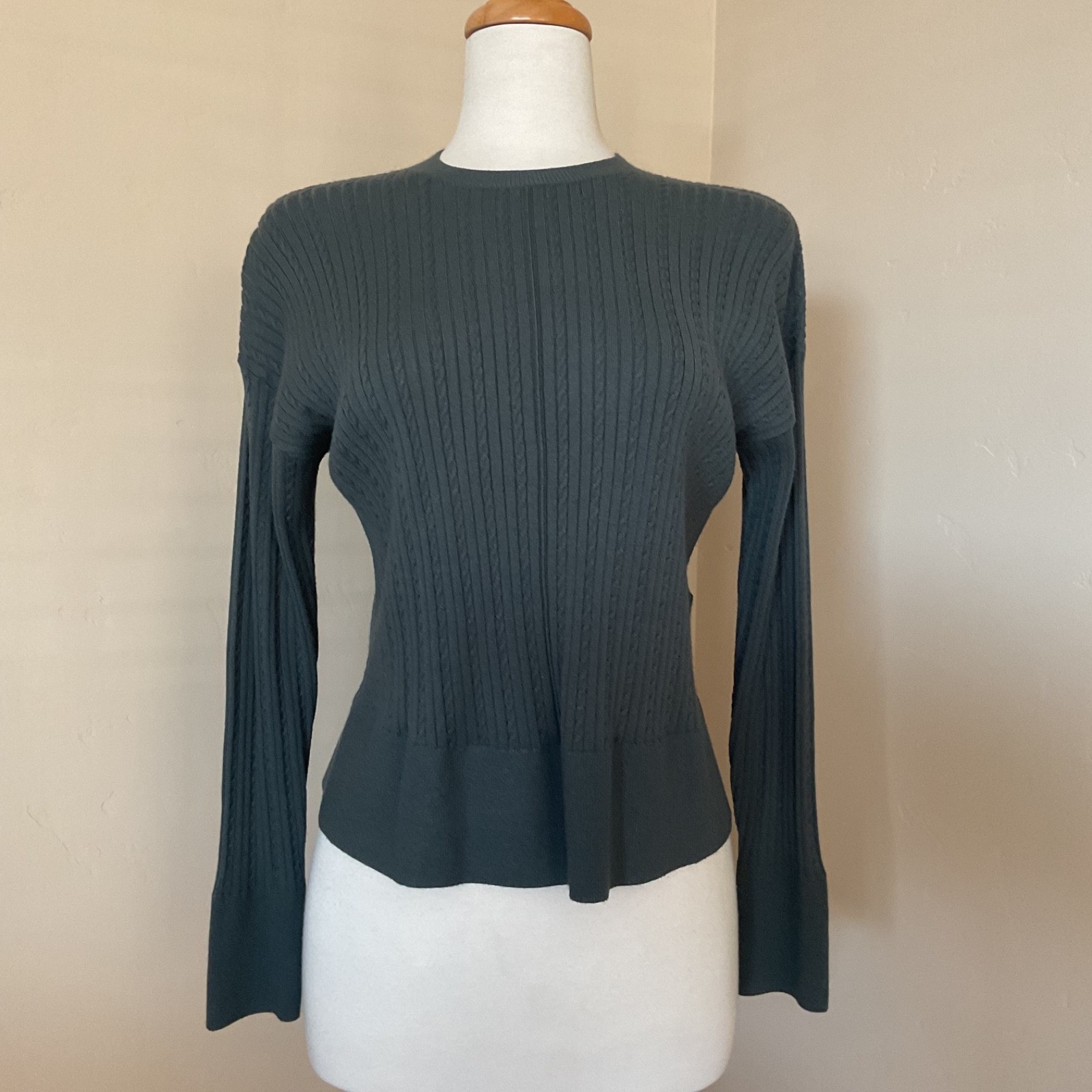 Splendid Collection Veronica Cable Trim Sweater C… - image 1