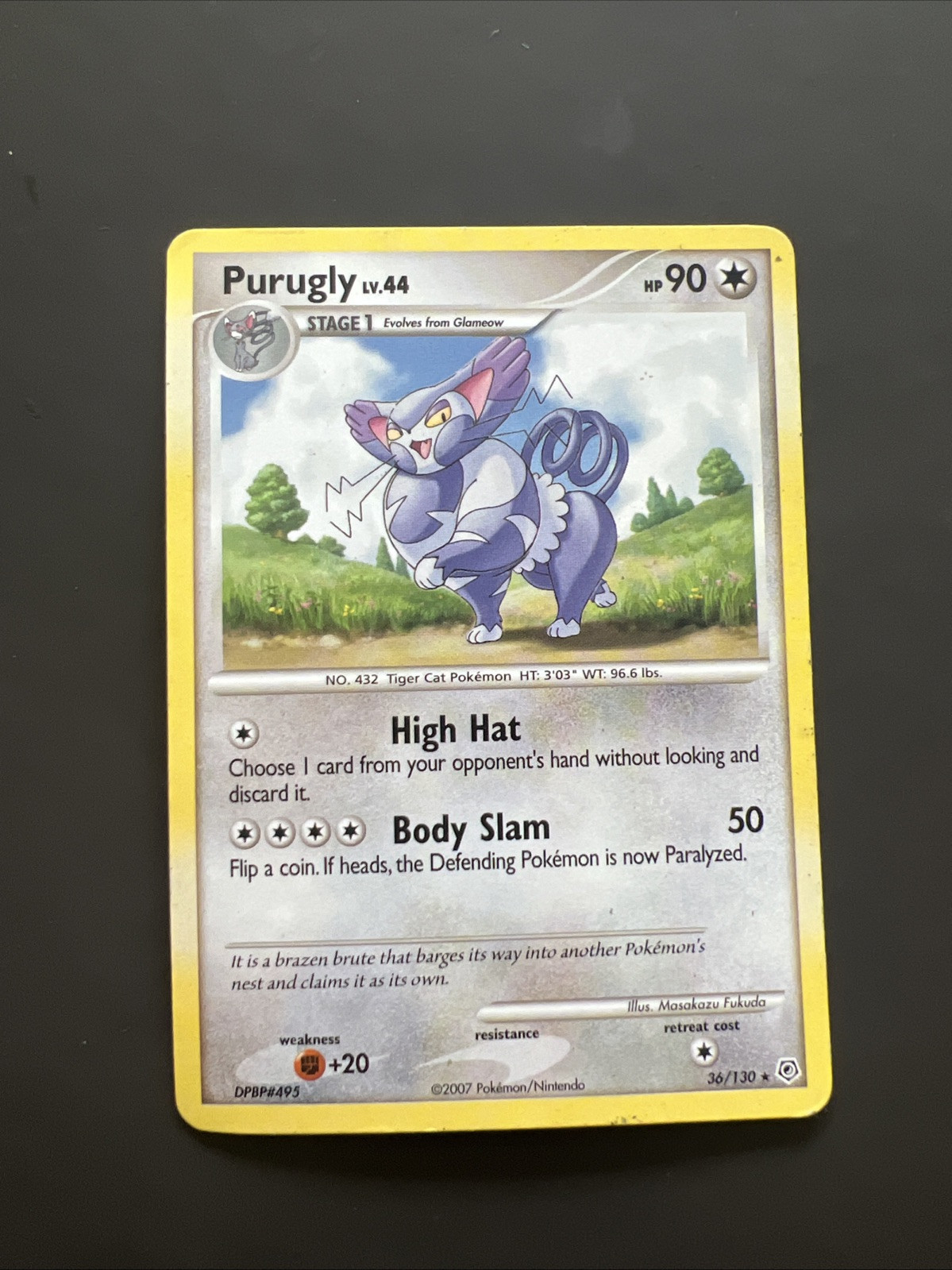 Pokemon Purugly - LP - Diamond & Pearl (36/130)