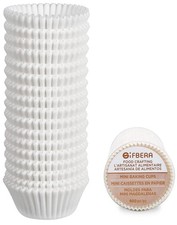 Mini White Cupcake Liners 400count Greaseproof Paper Muffin Baking Cups For Baki