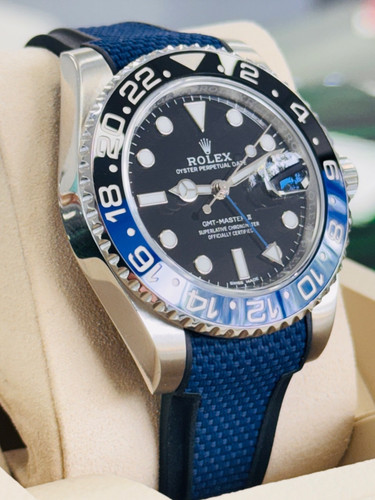 Rolex GMT-Master II 116710BLNR Oyster Bracelet + Rubber B Blue and Black Bezel