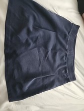 WONDER NATION Girls Uniform Skort, Size 16, Navy, Used