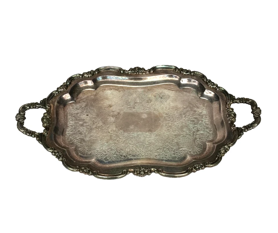 Juego de café de té con bandeja plato de plata comunitario vintage de 1940 - ¡Raro!! Foto 4 de 4