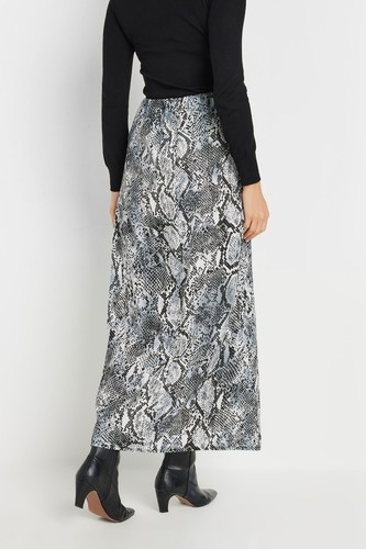 LTS Tall Snake Print Slip-On Maxi Skirt - Picture 3 of 7