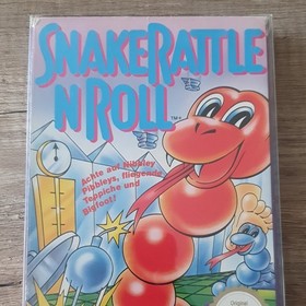 Nintendo Snake Rattle 'n' Roll NES PAL mit Handbuch Action & Abenteuer