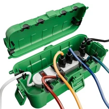 Middle Outdoor Electrical Box, IP54 Weatherproof Extension Cord Cover
