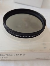 Original Leica 67mm CPL 13407 Filter E67 P-Cir Black in Excellent Condition