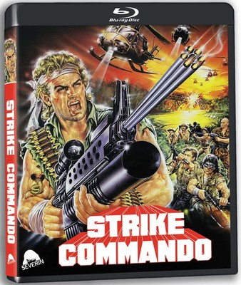 STRIKE COMMANDO (U.S. Release Blu-ray, 1987, ITALY, THEATRICAL/EXTENDED CUTS)