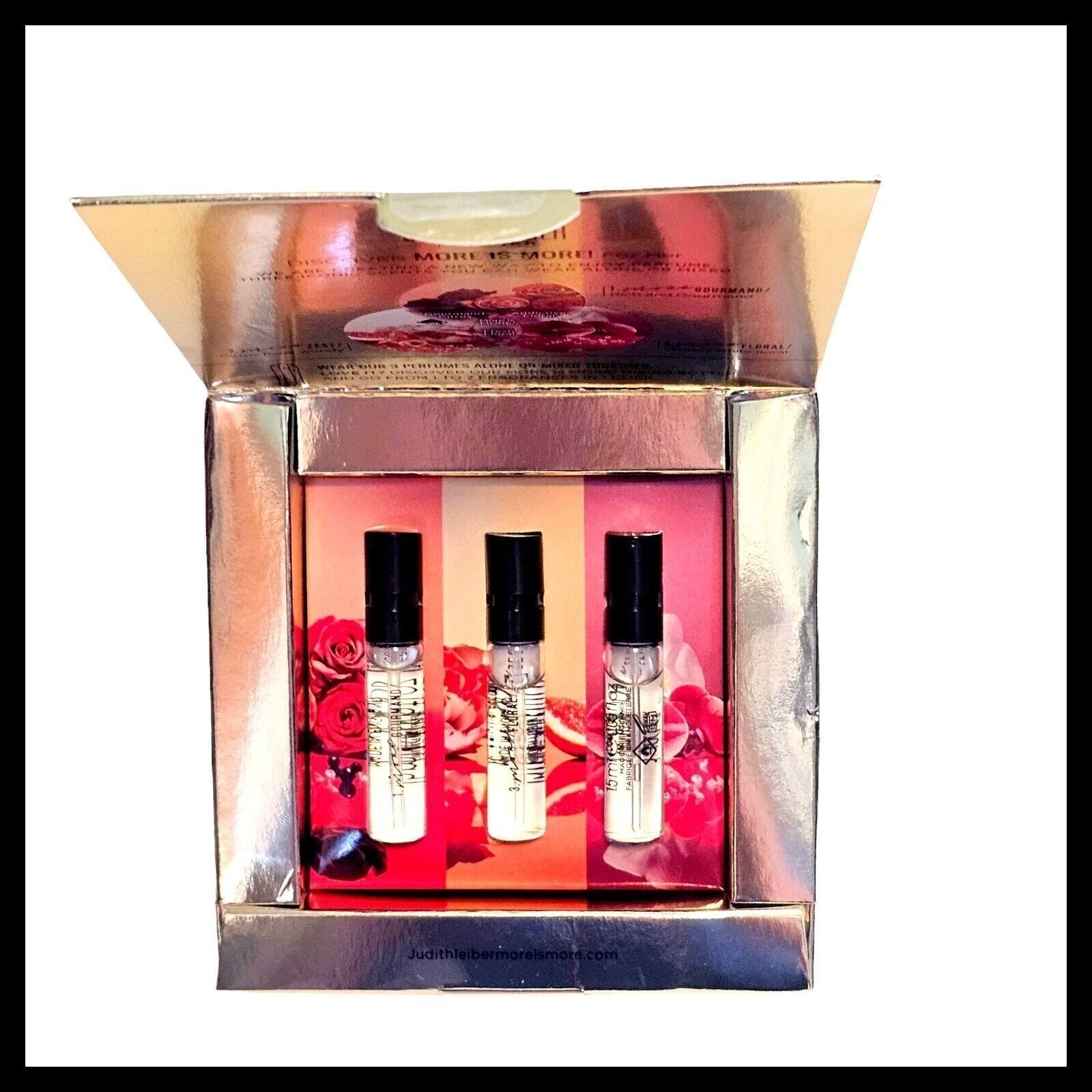 Judith Leiber - Это еще не все Пробники парфюмированной воды объемом 3 х 15 мл с цветочным ароматом Gourmand Zest 5090₽