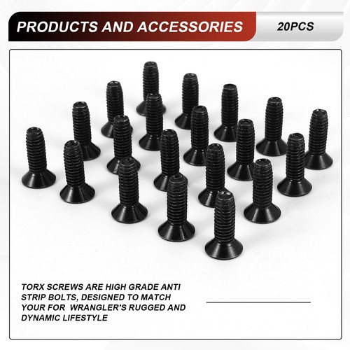 Torx Schrauben Bolzen für CJ YJ LJ TJ 1976-2006,Ersatz für Türen,2667 - Bild 6 von 7